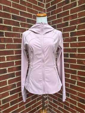 Lululemon Mist Over Windbreaker Pale Pink 6 EUC